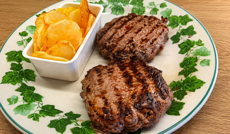 steak frites en rondelle